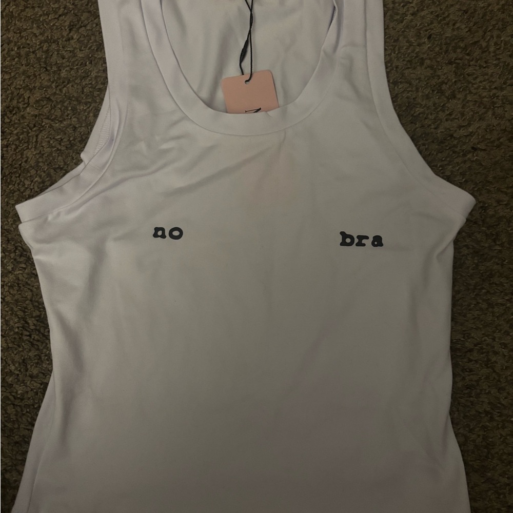 White Sleeveless Top